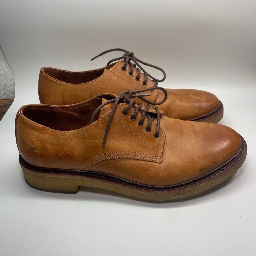 Frye Luke Oxford 88060 Plain Toe Shoes Leather Men's 9.5‎